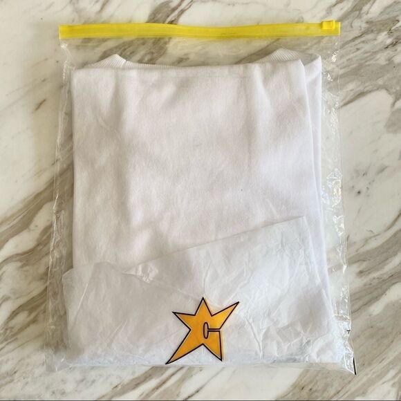 Carpet Company x Nike Dunk White Grey C-Star Logo Skateboarding T-Shirt NWT - Picture 8 of 16